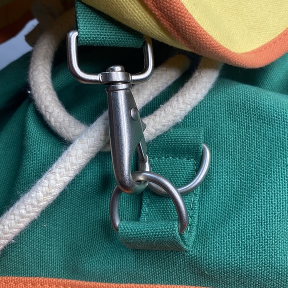 Tommy Hilfiger Drawstring Canvas Backpack Logo